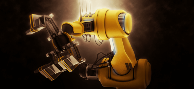 Provision of a flexible robotic cell at the press base